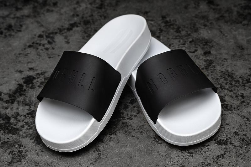 Black Nobull Arctic Grey Slide Women's Slides | CA B1820E